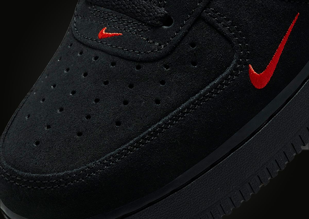 Release Date: Nike Air Force 1 '07 LV8 Black Electric Green •