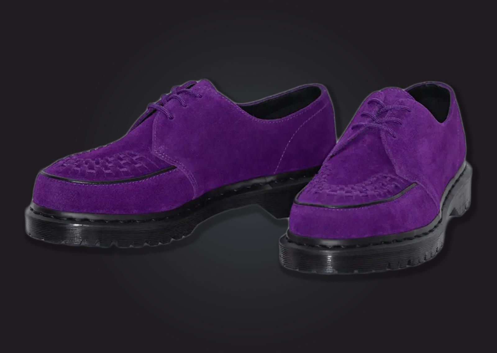 Supreme x Dr. Martens Ramsey Creeper Purple Angle