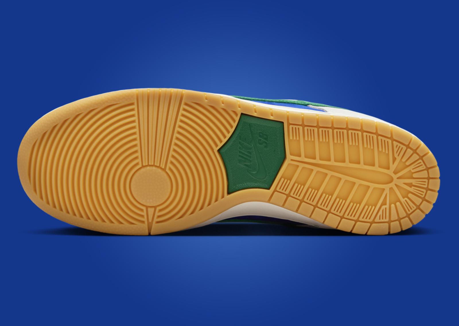 Nike SB Dunk Low Malachite Hyper Royal Outsole