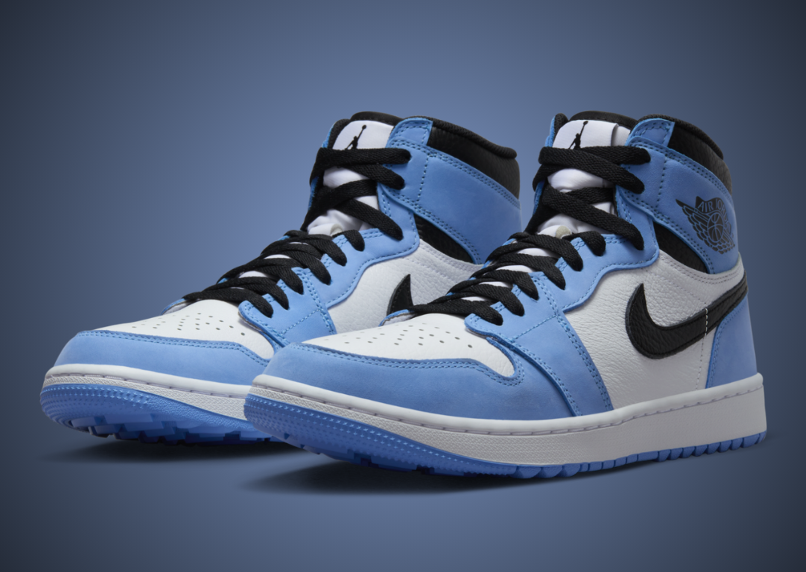 Air Jordan 1 Golf University Blue Angle