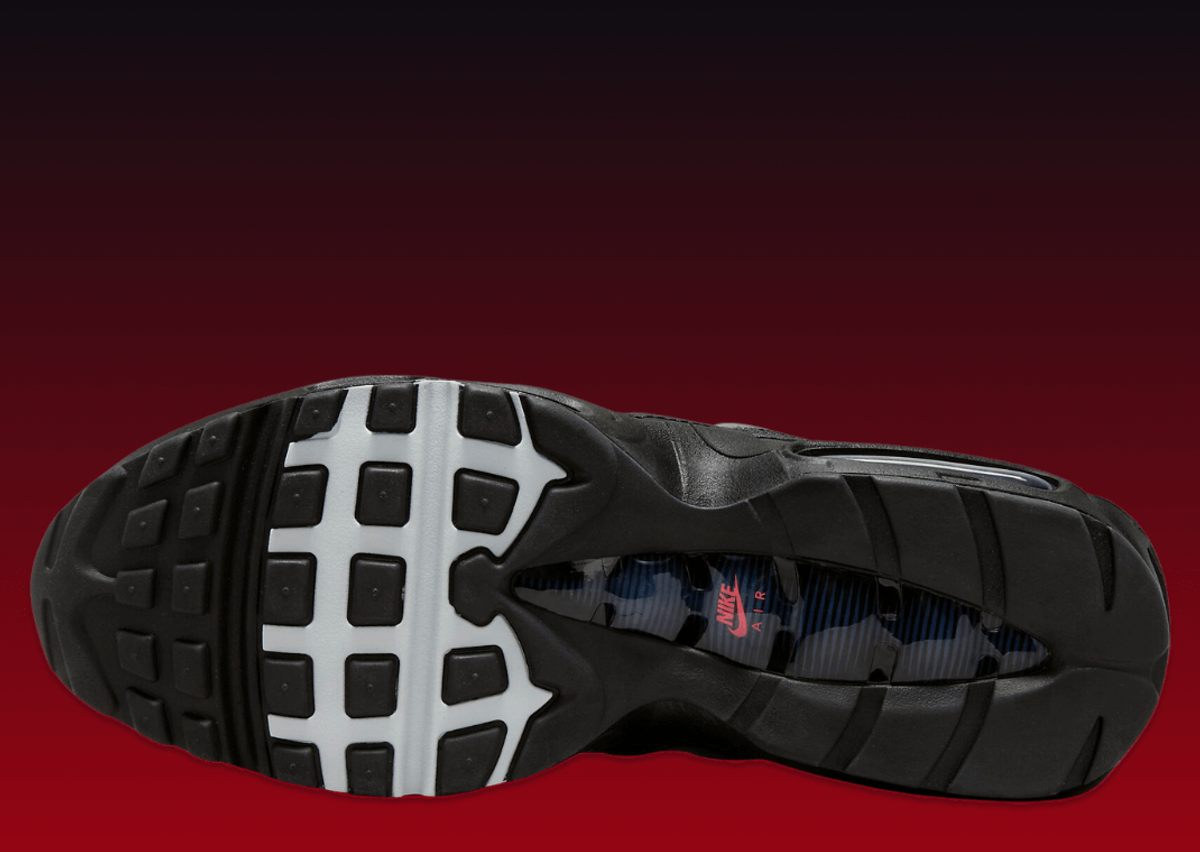 Official Look At The Nike Air Max 95 Black Track Red Anthracite - Sneaker  News