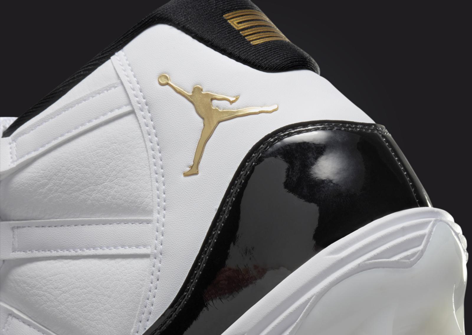 Air Jordan 11 Mid TD Cleat Gratitude Heel Detail