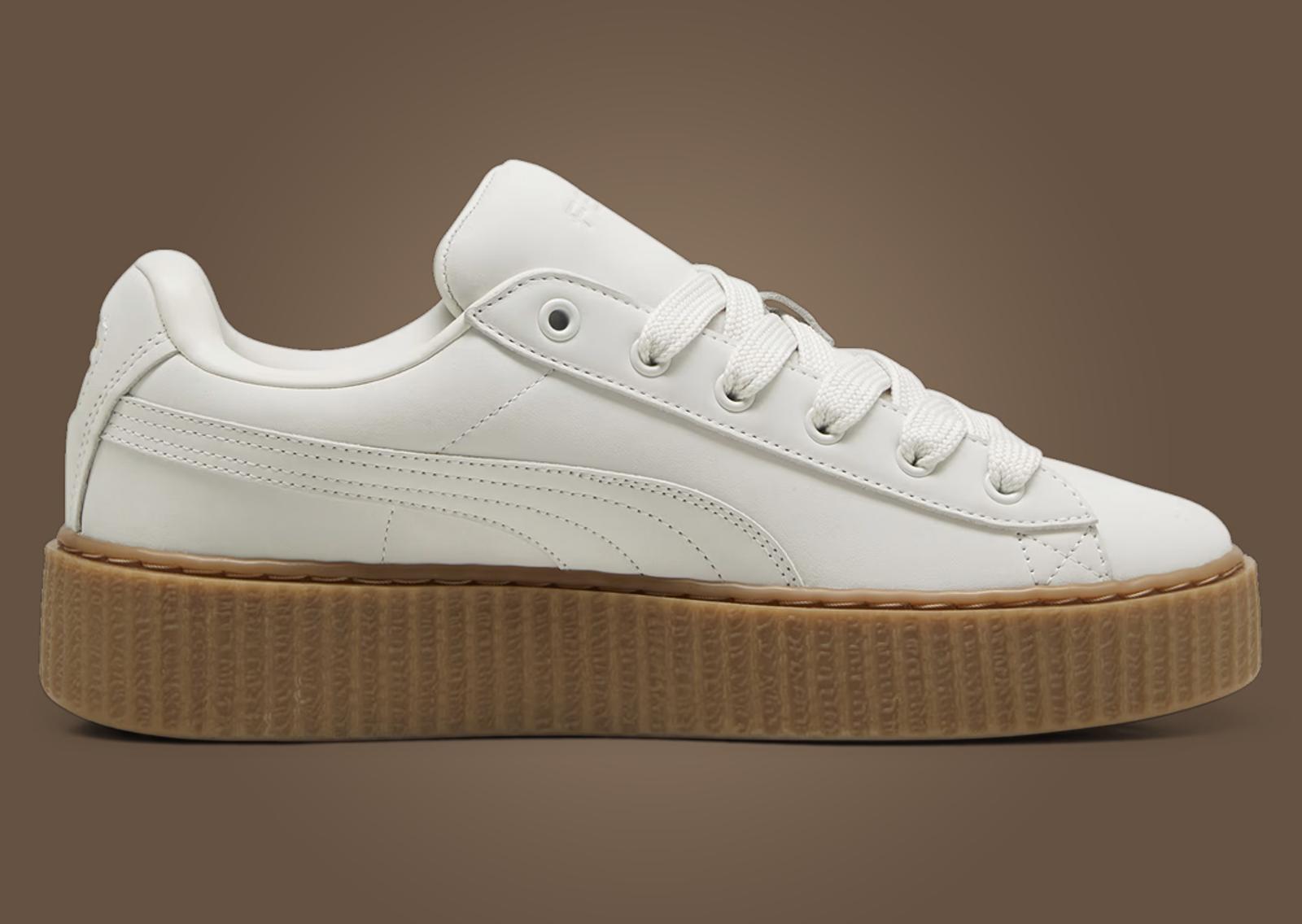 Fenty x Puma Creeper Phatty Nubuck Warm White Medial