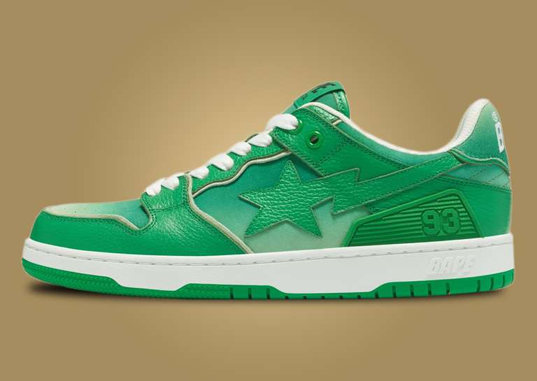 BAPE SK8 STA Gradient Green Lateral