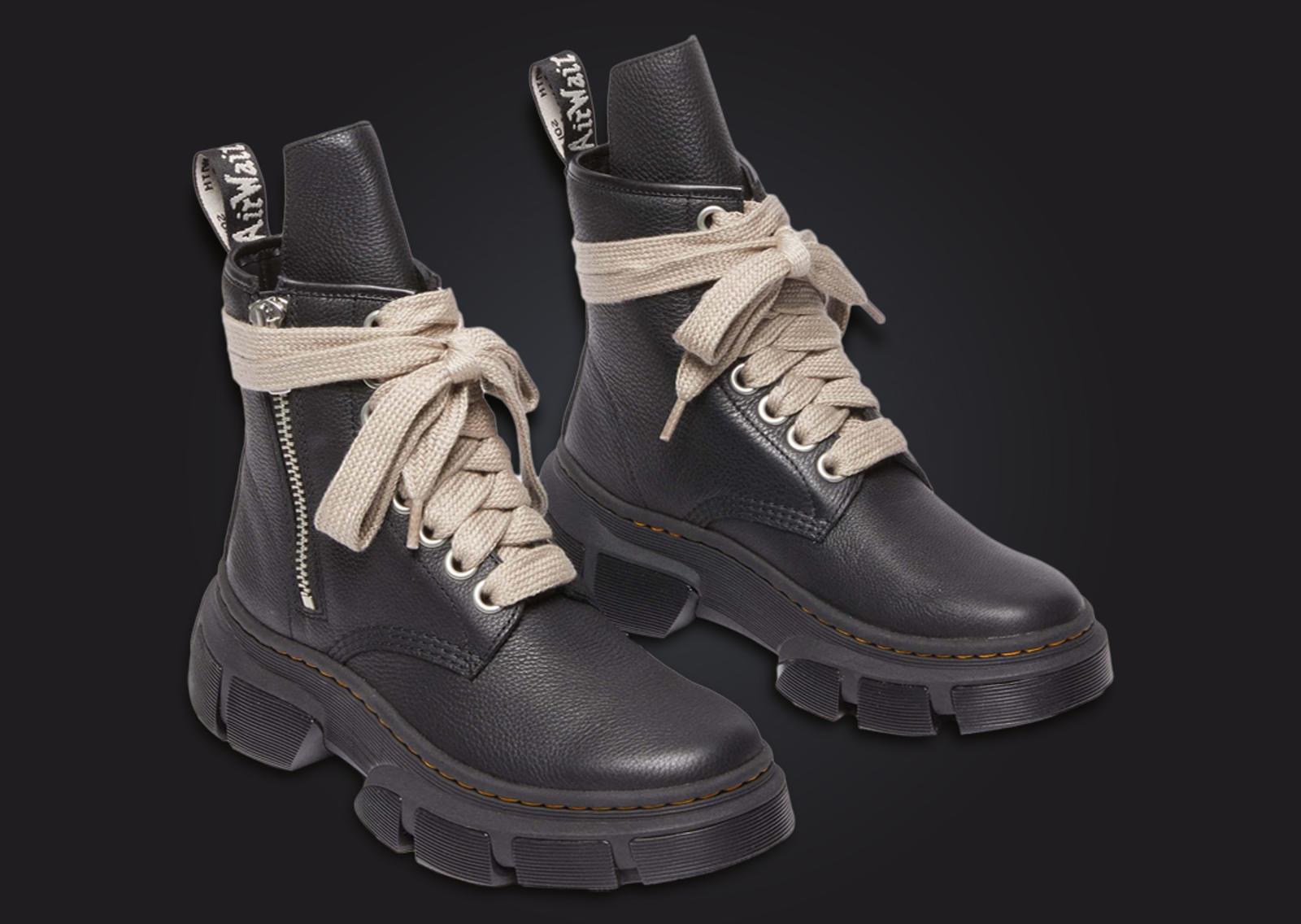 Rick Owens x Dr. Martens 1460 DMXL Jumbo Lace Boot Angle