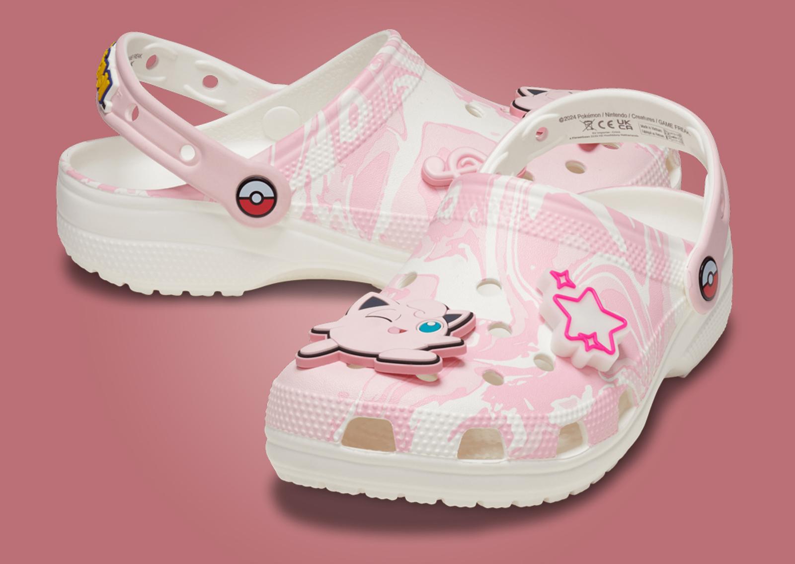 Pokémon x Crocs Classic Clog Jigglypuff Angle