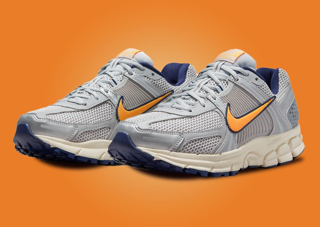 Nike zoom grey hot sale and orange