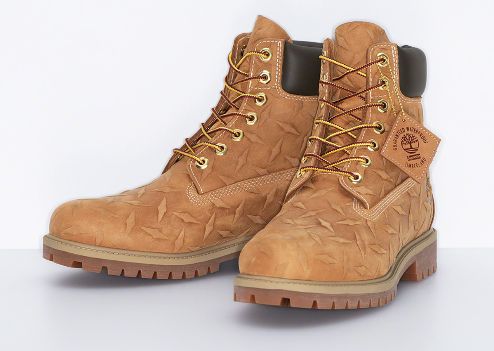 Supreme x Timberland 6" Waterproof Boot Tan Angle