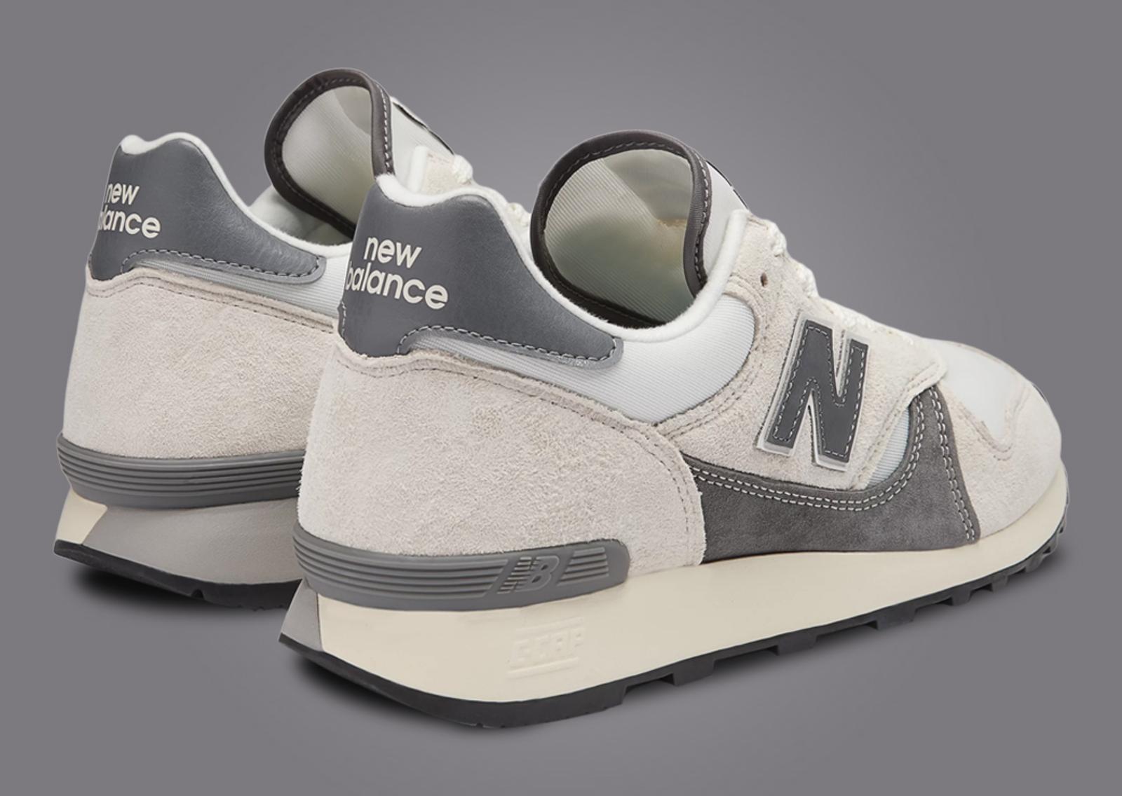 New Balance 475 Sea Salt Castlerock Heel Angle