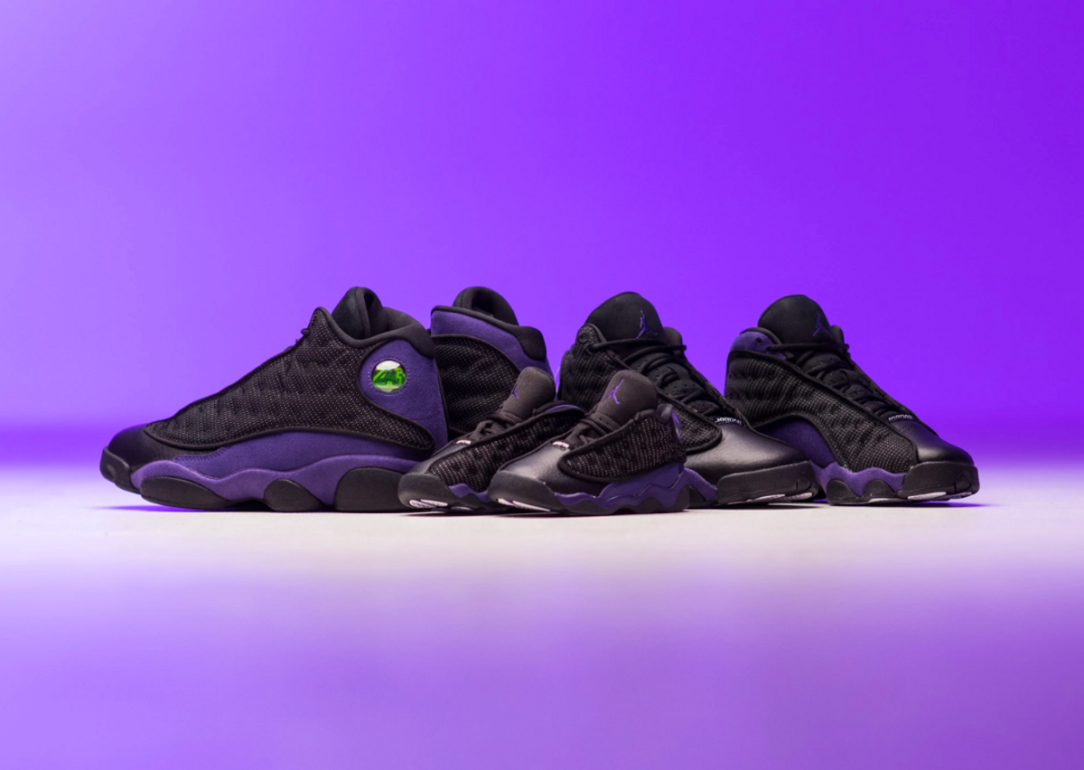 New jordan top 13 purple