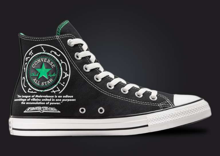 Dungeons & Dragons x Converse Chuck Taylor All Star Black Green Medial