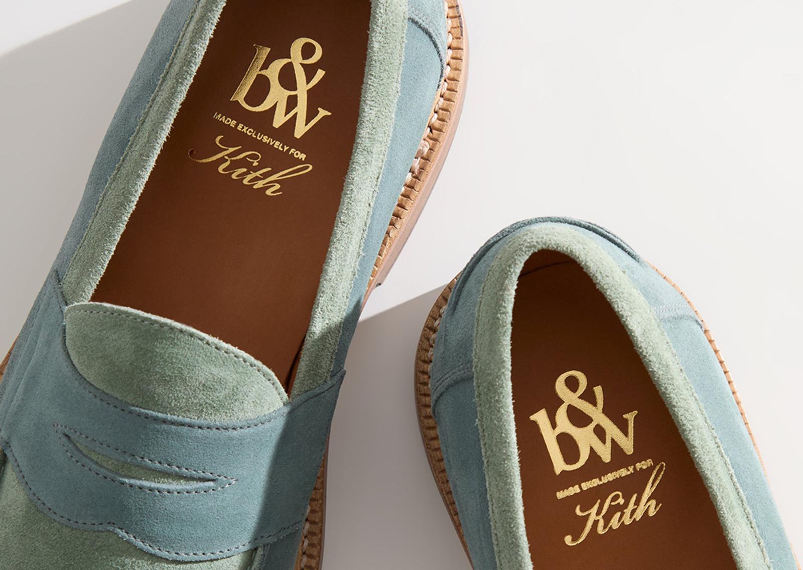 Kith x Blackstock & Weber Ellis Penny Loafer Green Insole