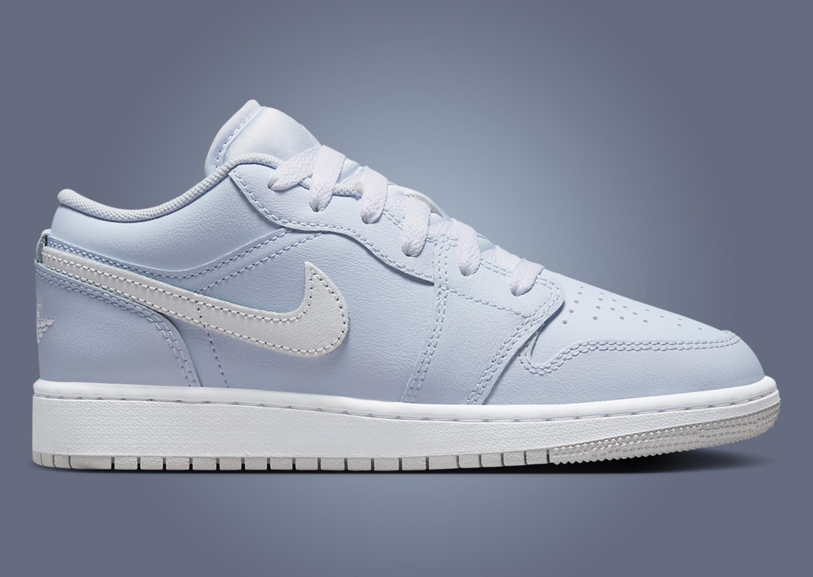 Air Jordan 1 Low Cobalt Bliss (GS) Lateral Right