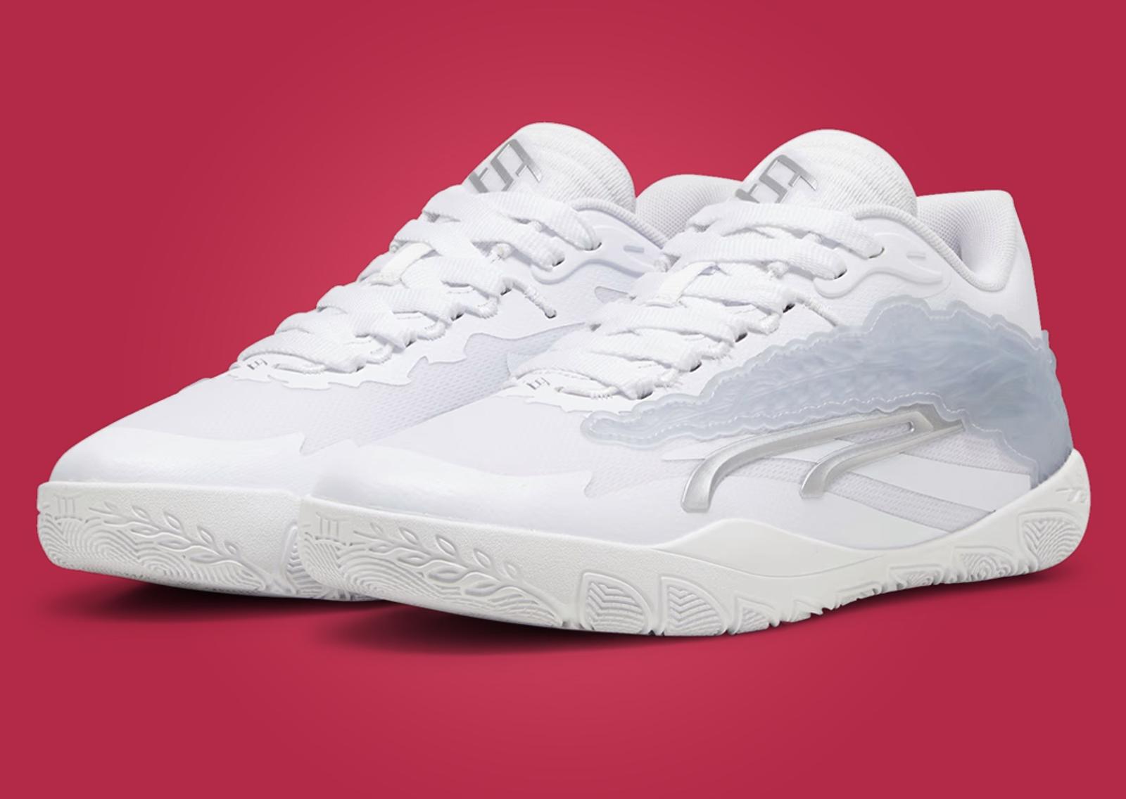 Puma Stewie 3 White Chrome (W) Angle