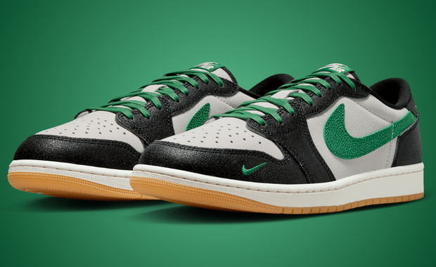 Air Jordan 1 Retro Low OG Phantom Pine Green
