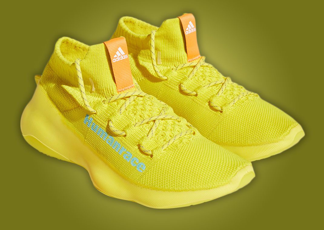 Adidas pharrell sale yellow