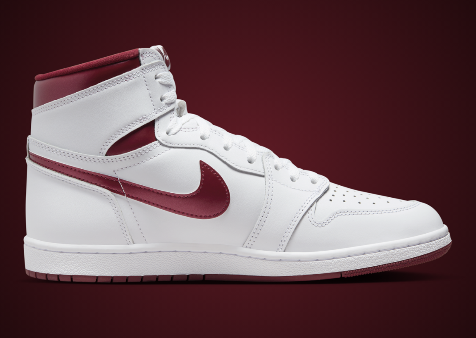 Air Jordan 1 High 85 Metallic Burgundy Medial