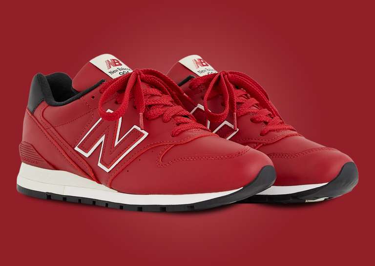 New Balance 996 Made in USA Red Black Angle