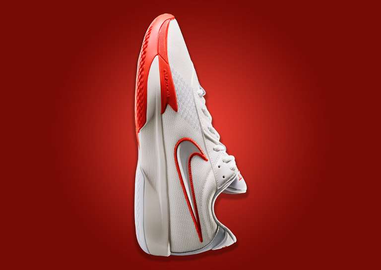 Nike Air Zoom GT Cut Academy Summit White Picante Red Left Side Lateral