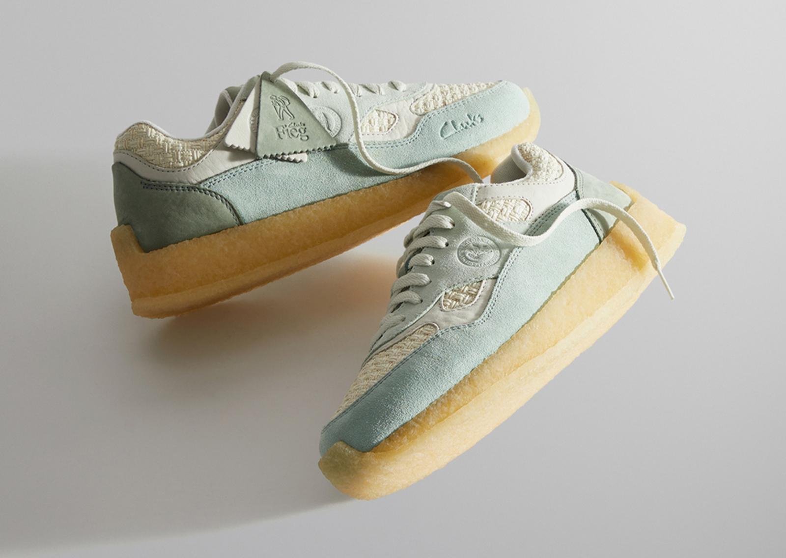 8th St by Ronnie Fieg for Clarks Originals Lockhill Pale Green Angle