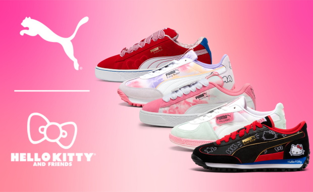 The Hello Kitty x Puma Collection is Available Now