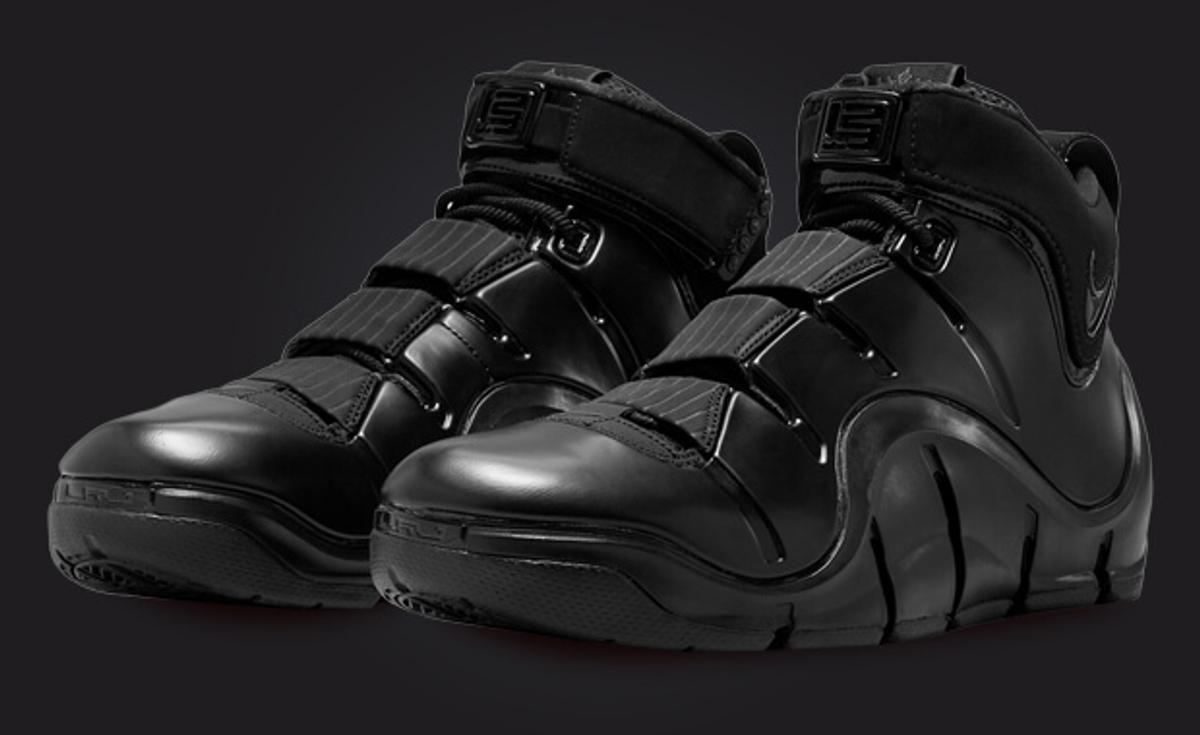 The Nike Zoom LeBron 4 Black Anthracite Returns In Holiday 2023