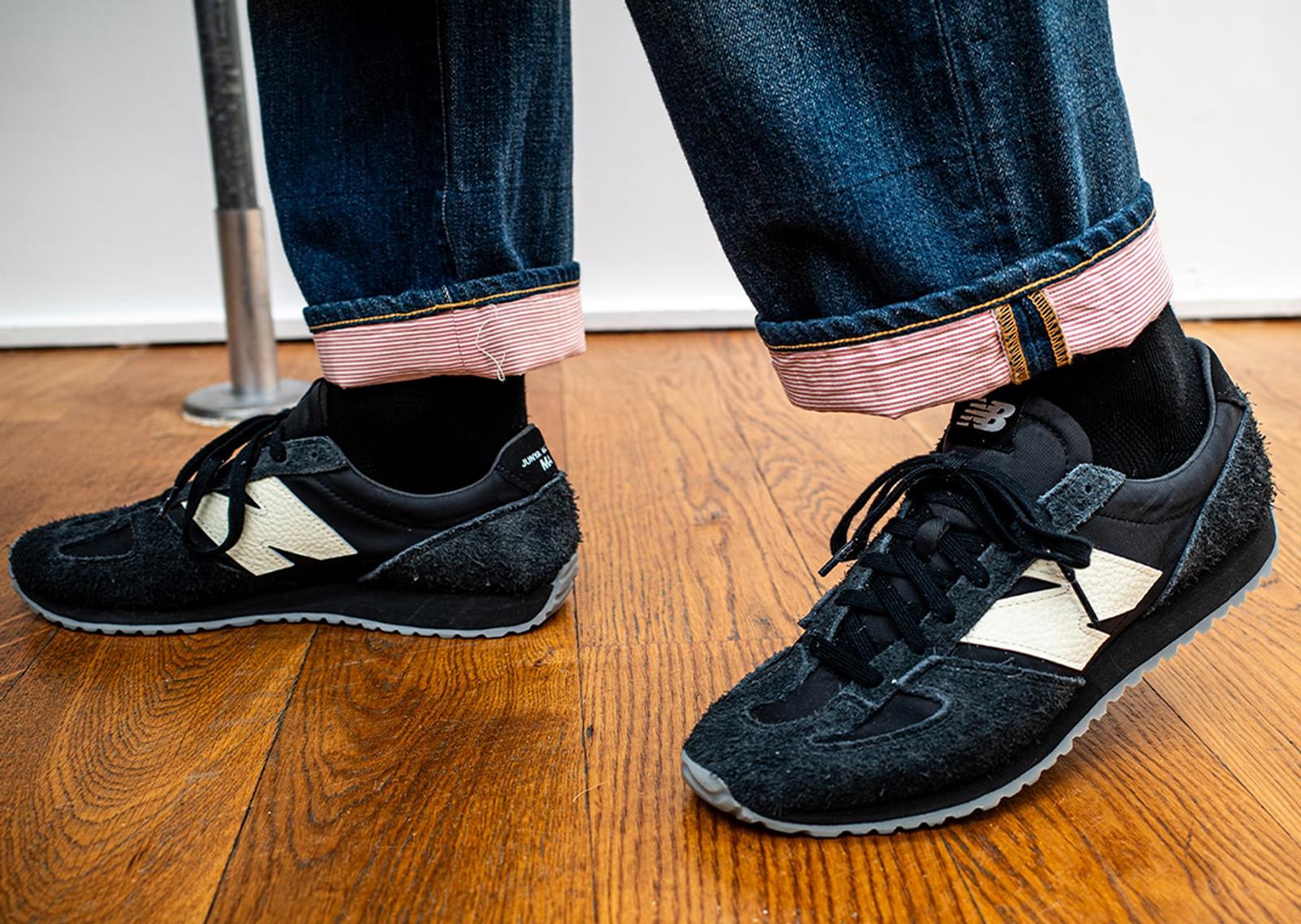 Junya Watanabe Man x New Balance 471 Black On Foot