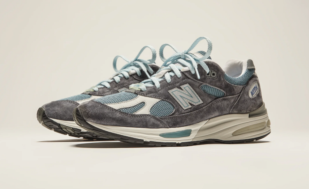 Kith x New Balance 991v2 Made in UK Steel Blue