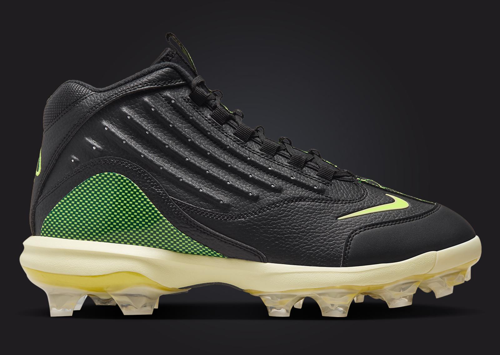 Nike Griffey 2 MCS Cleat Black Volt Lateral