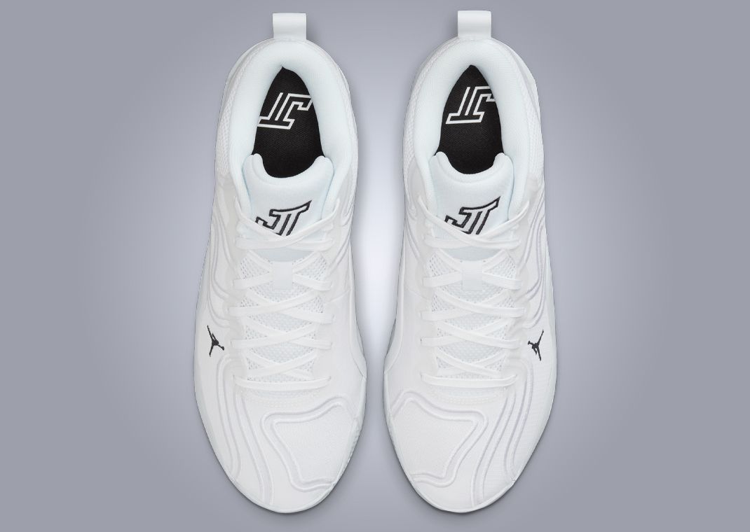 The Jordan Tatum 3 White Black is a Clean King