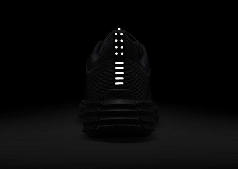 Nike Lunar Roam Dark Smoke Grey Black Heel 3M