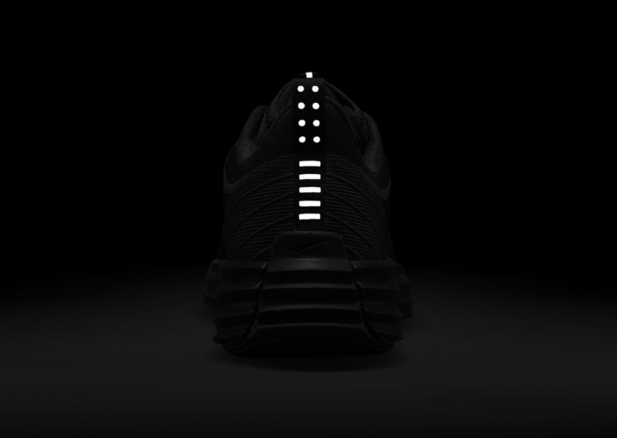 Nike Lunar Roam Dark Smoke Grey Black Heel 3M