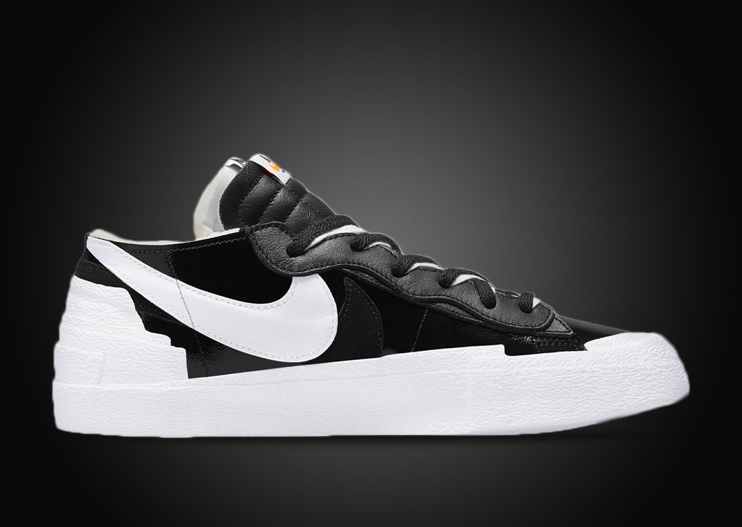 First Look sacai x Nike Blazer Low Black White