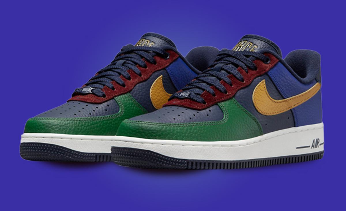 The Nike Air Force 1 Low LX Green Gold Obsidian Throws Back To The '90s