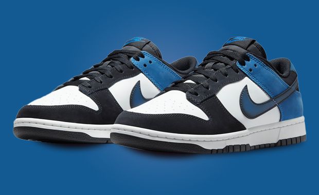 Nike dunks black and blue Clearance