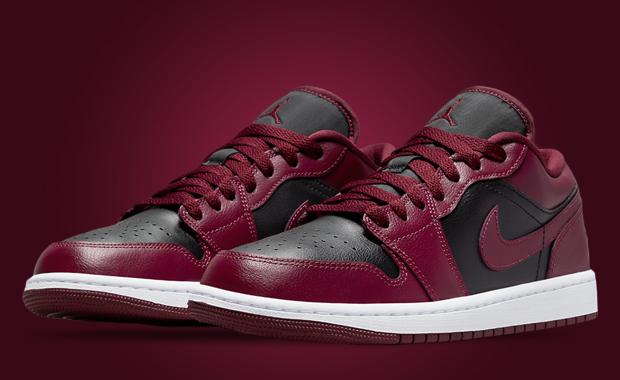 This Air Jordan 1 Low Appears In Cherrywood Red