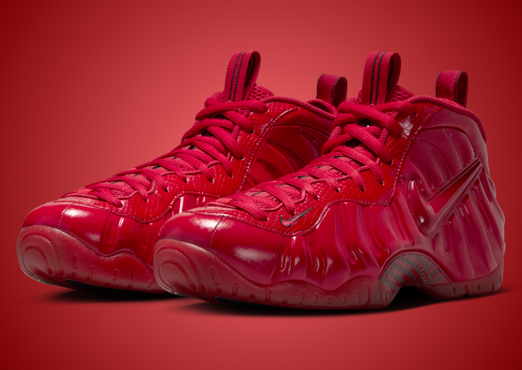 The Gym Red Air Foamposite Pro is Clad in Scaly, Shiny Armor