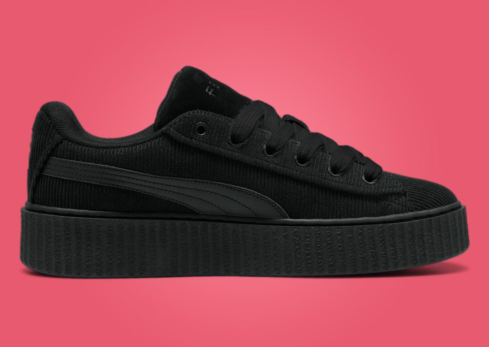 Fenty x Puma Creeper Phatty Corduroy Black Medial