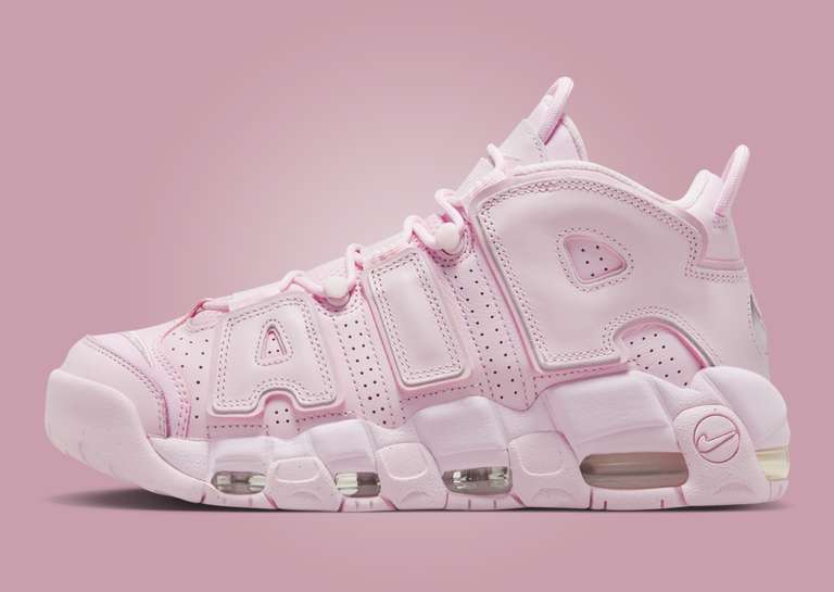 Nike Air More Uptempo Pink Foam (W) Lateral