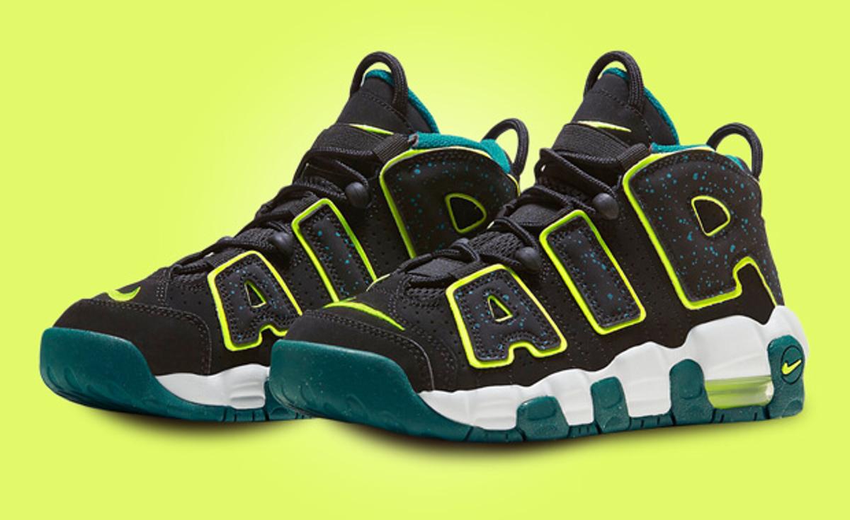 Volt And Geode Teal Highlight The Nike Air More Uptempo