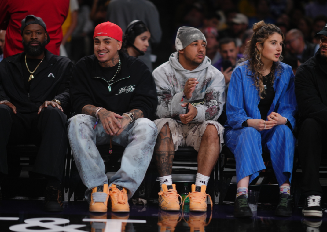 The Owners of Hellstar Sat Courtside at the Lakers Game in an Unreleased adidas  Superstar Collab