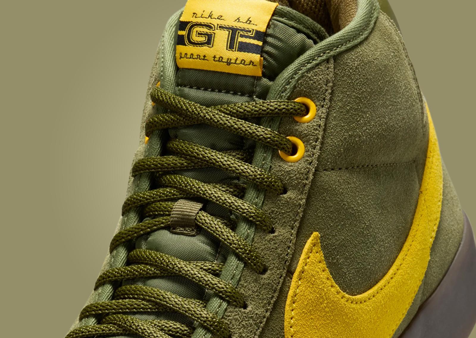 Antihero x Nike SB Zoom Blazer Mid Pro GT Rough Green Detail