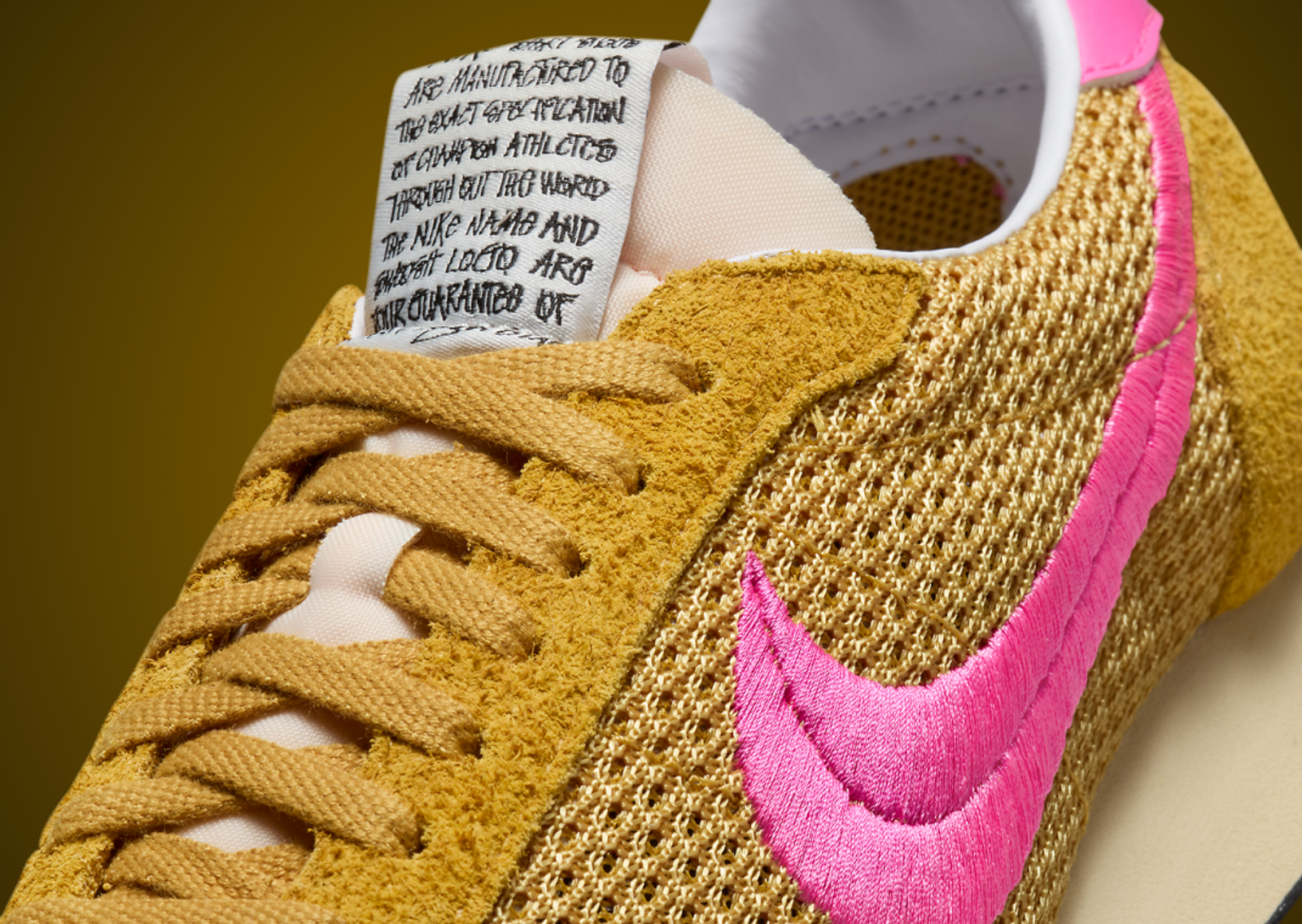 Stussy x Nike LD-1000 Sanded Gold Detail