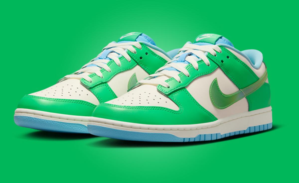 The Nike Dunk Low Green Shock Aquarius Blue Releases Spring 2024