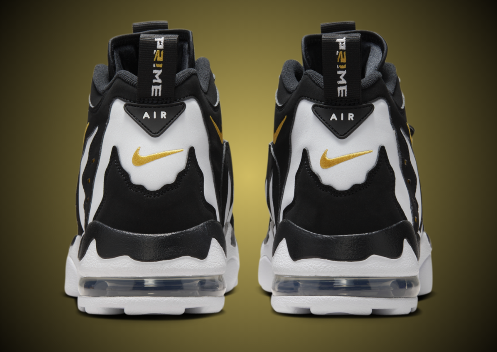 Nike Air DT Max 96 Black Varsity Maize Heel