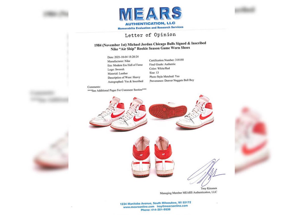 michael jordan air ship