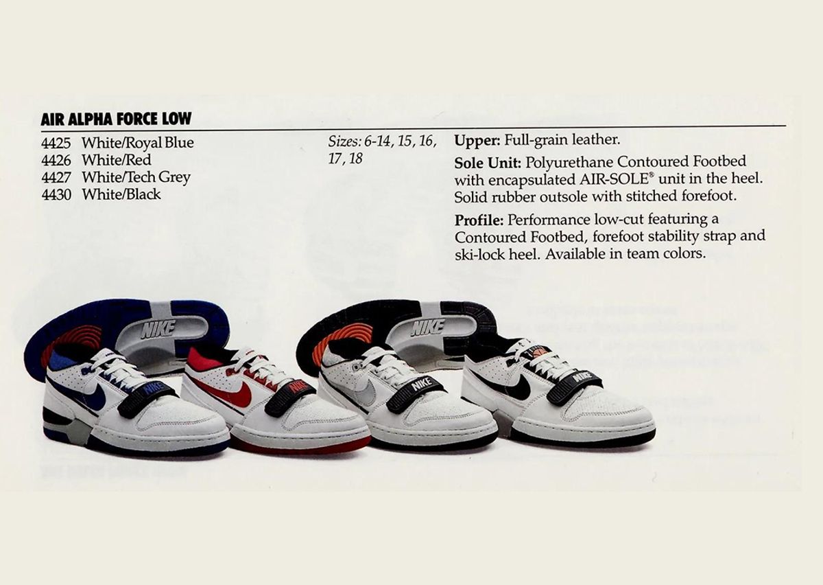 Ad For The Nike Air Alpha Force From The 1980s