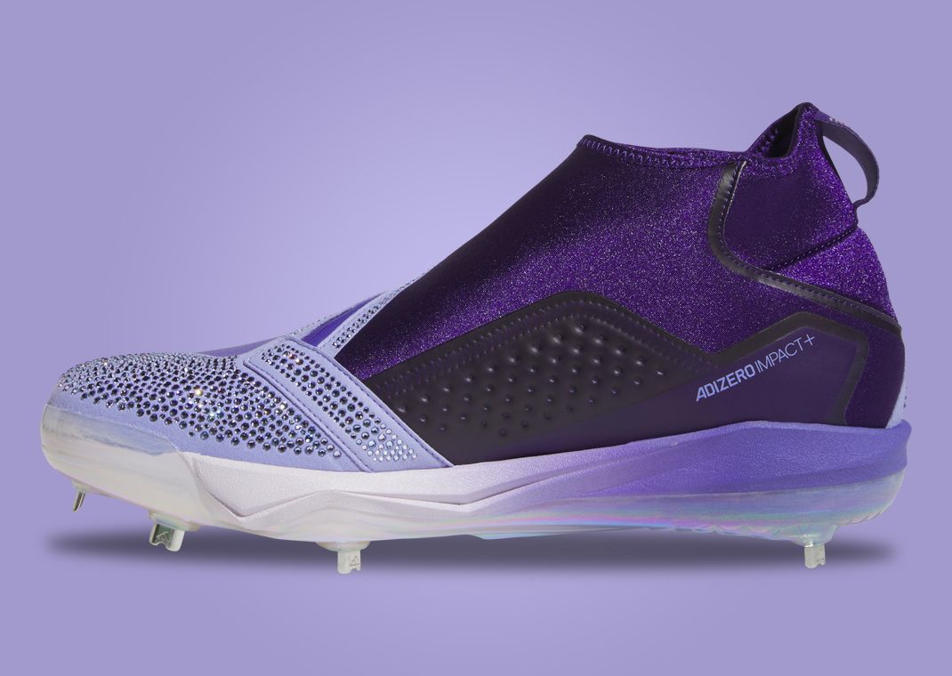 The Swarovski x adidas Adizero Impact+ Light Purple is