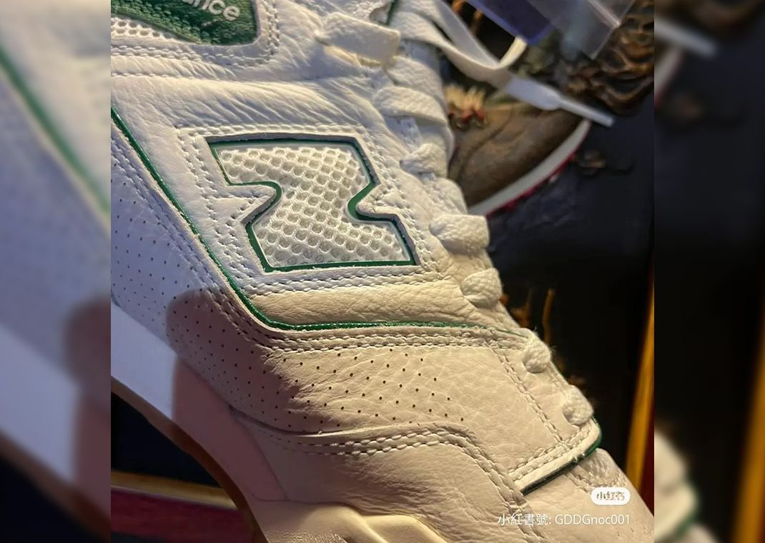 The Aimé Leon Dore x New Balance 650R White Green Gum