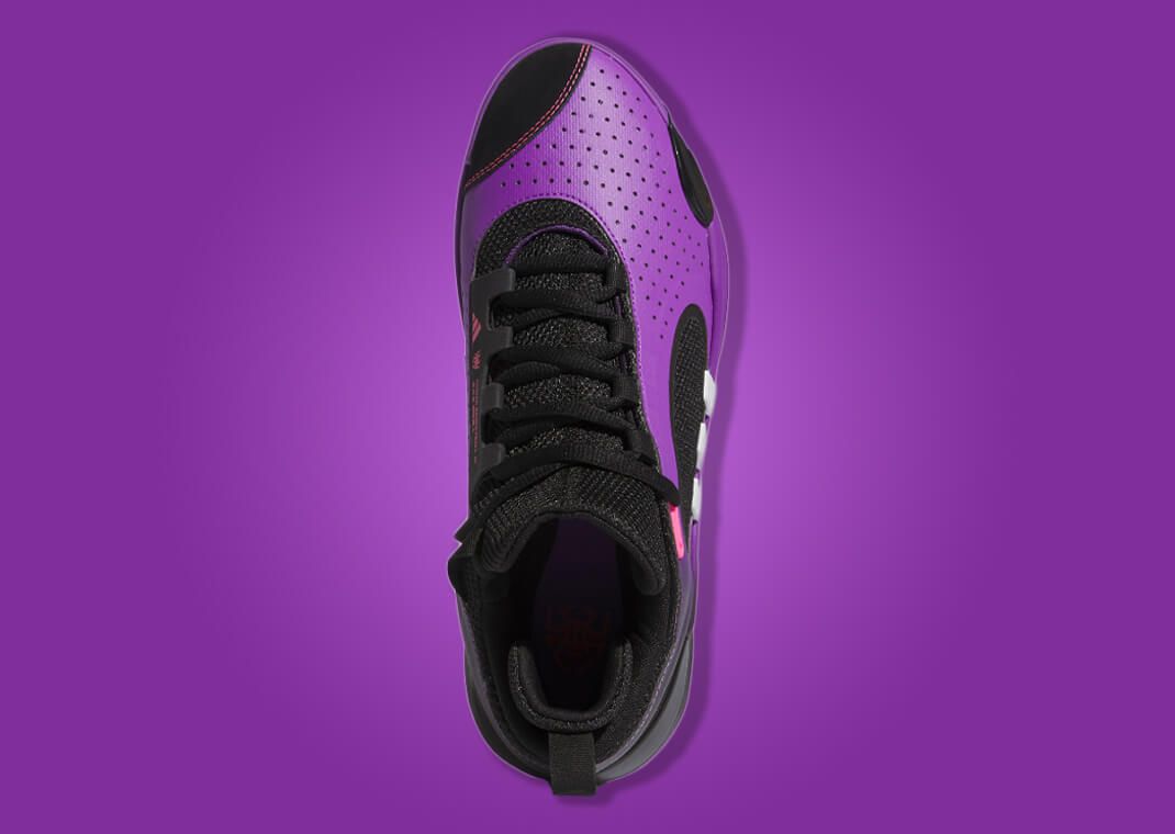 The adidas D.O.N. Issue #5 Purple Bloom Releases October 2023